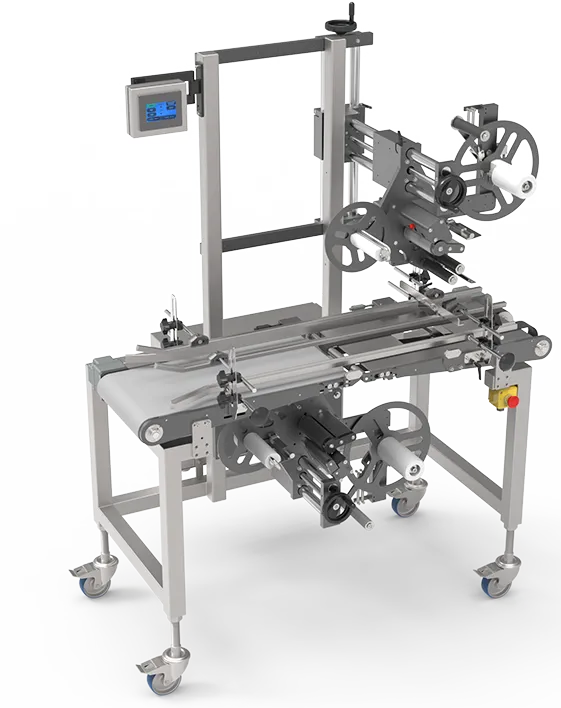 clamshell, case and pallet labeling