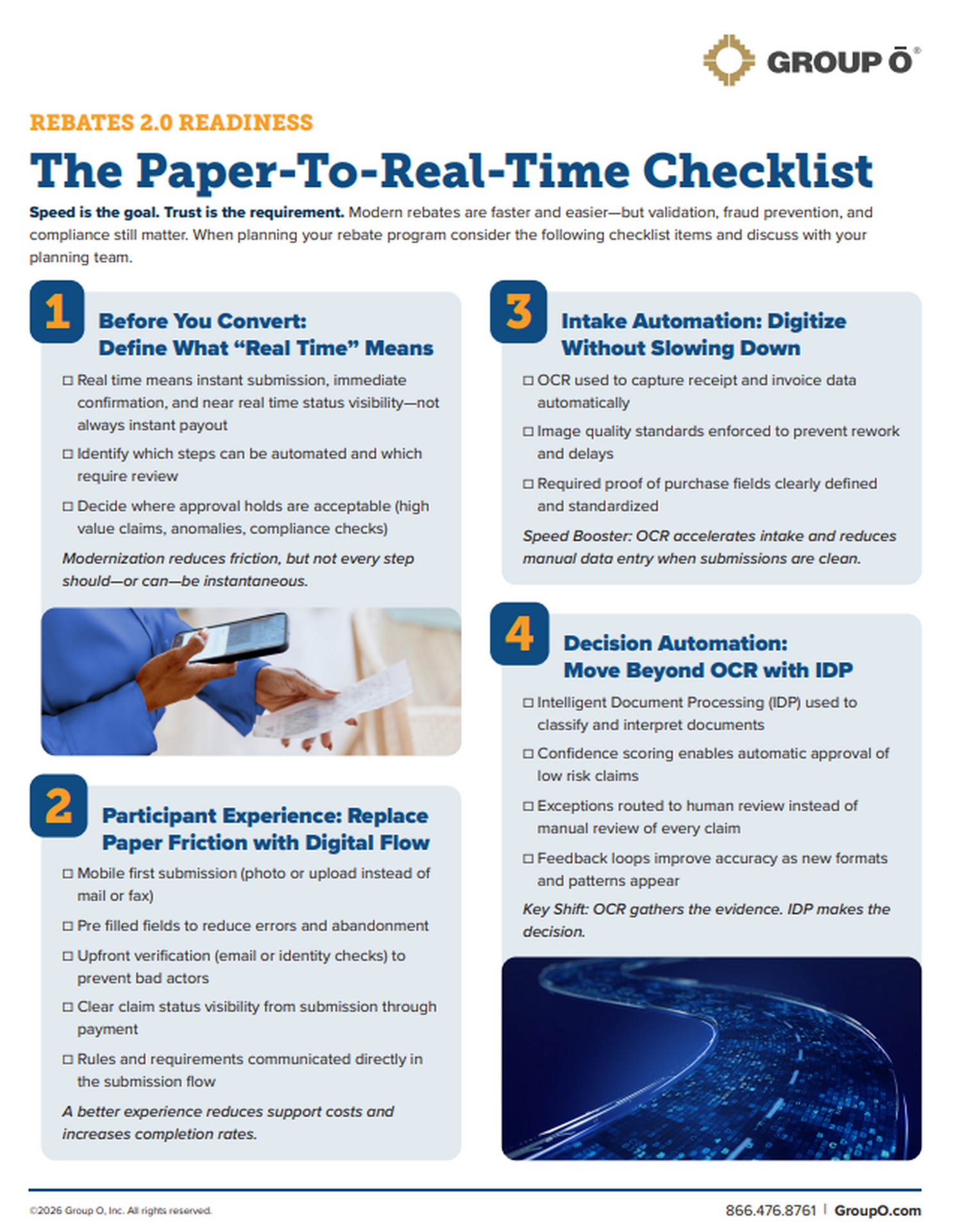 Rebates 2.0: Paper-to-Realtime Checklist for Rebates - downloadable PDF
