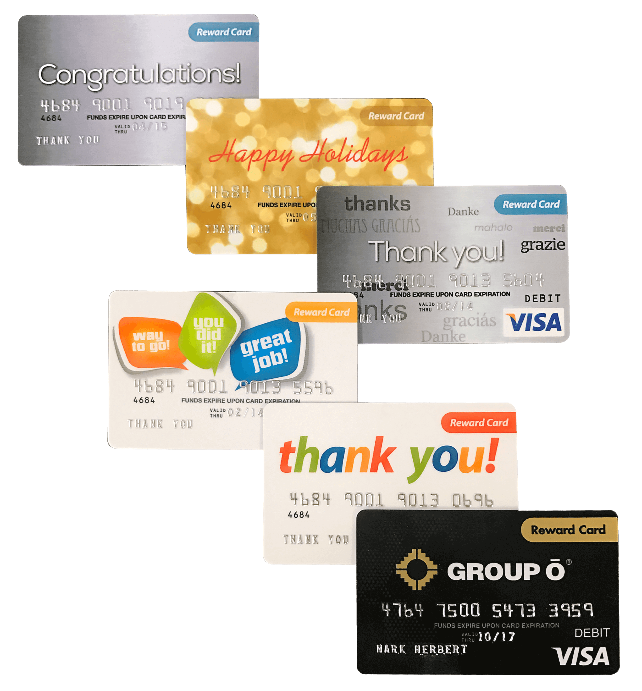 Prepaid Reward Cards Examples